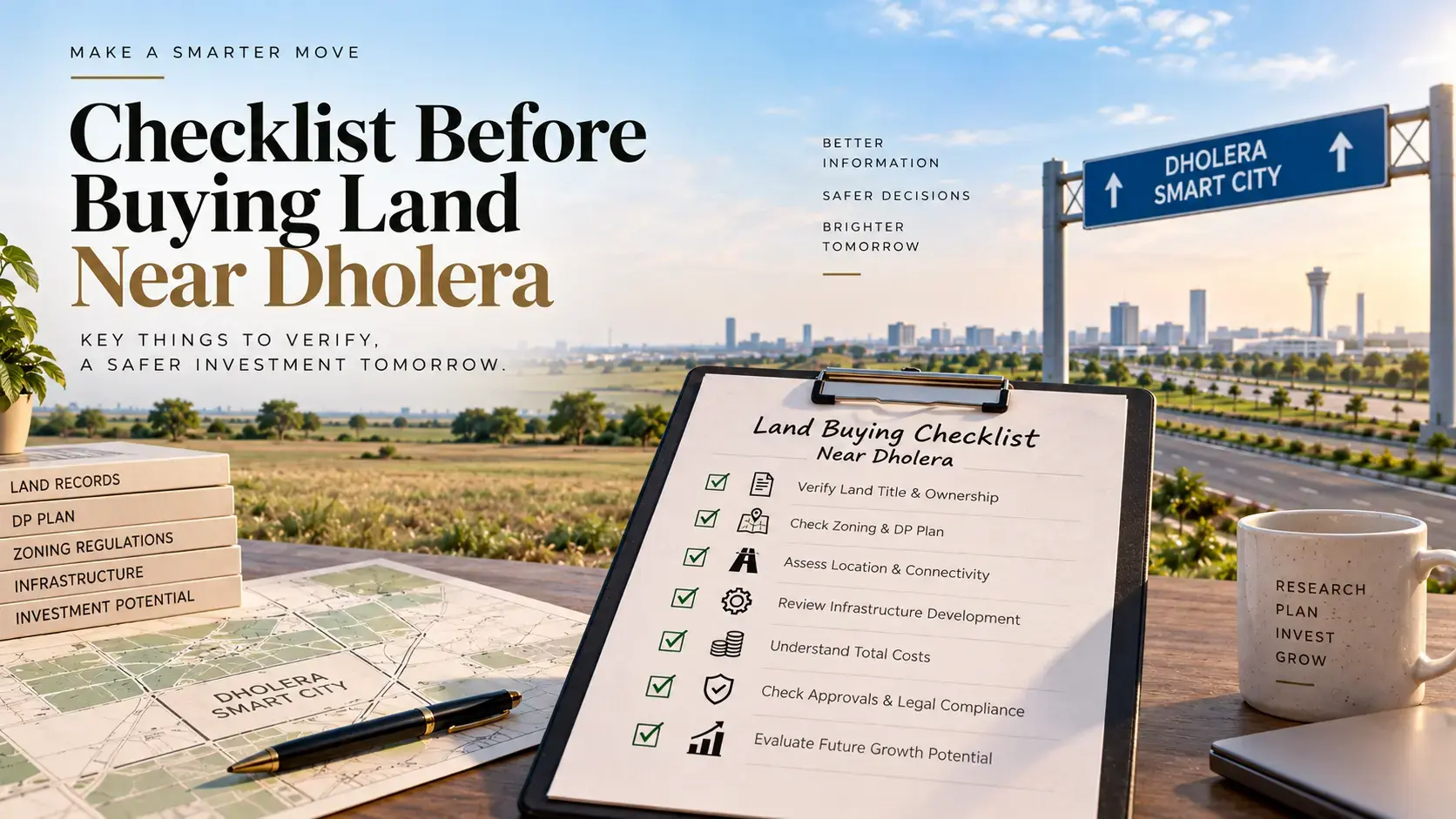 Things to Check Before Buying Land Near Dholera